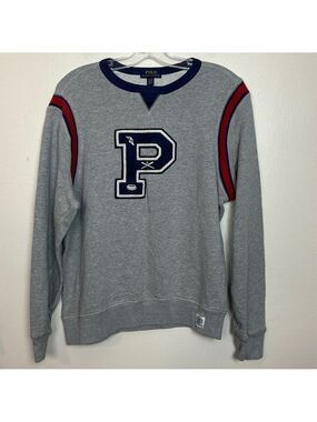Polo Ralph Lauren Vintage P Wing Logo Crewneck Sweatshirt Pullover